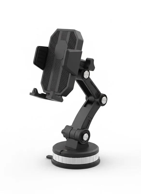 Support Téléphone Voiture 360° avec Ventouse – Noir