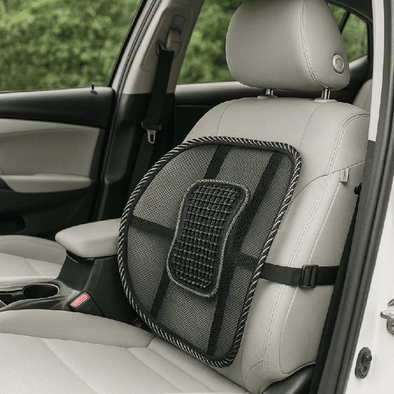 Support Lombaire en Maille Respirante pour Chaise et Voiture