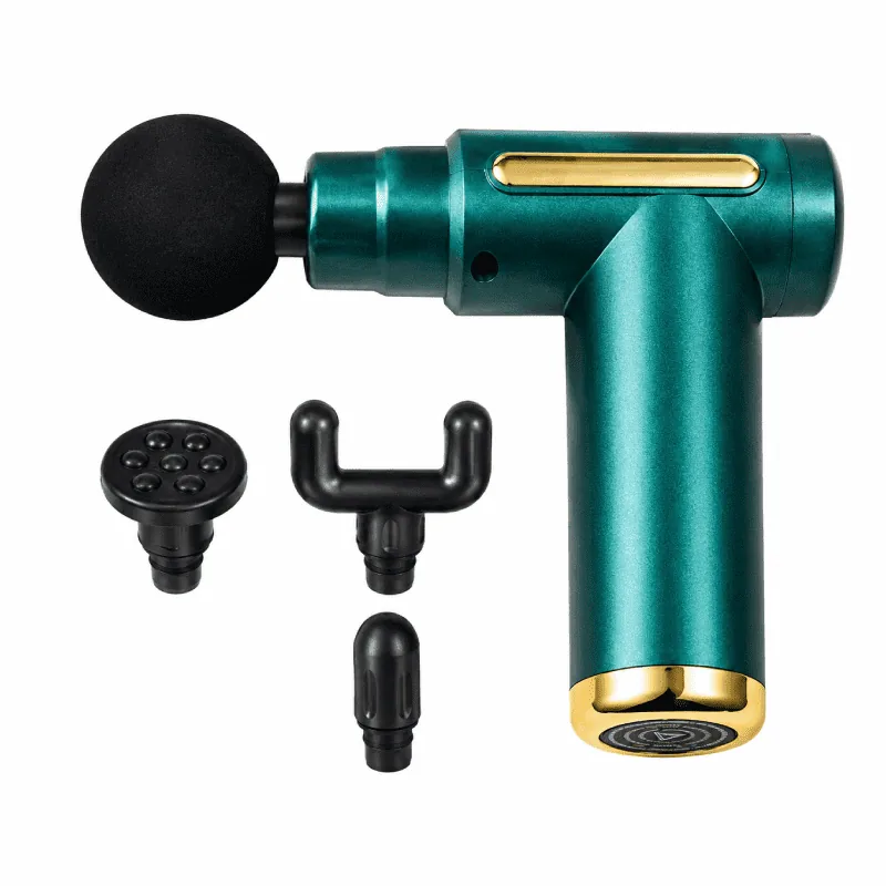 Pistolet de Massage Compact avec Embouts Interchangeables