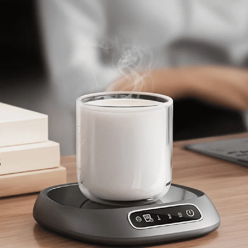 Repose-Tasse Chauffant Électrique – 3 Niveaux de Température