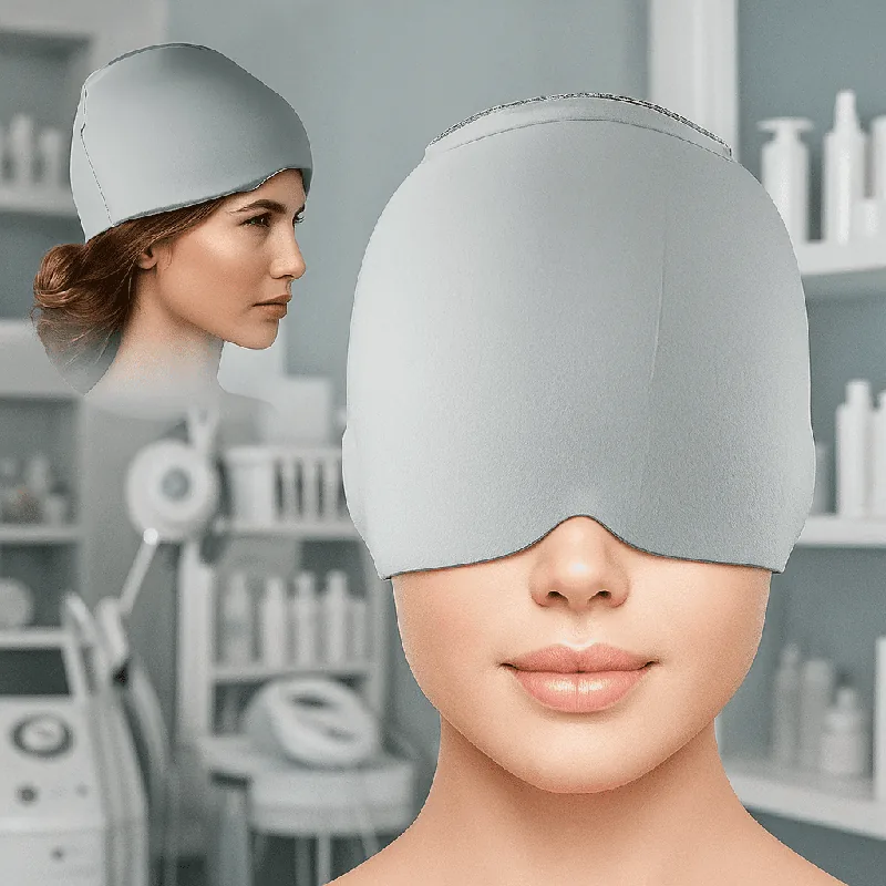 Casque Rafraîchissant en Gel Réutilisable – Gris
