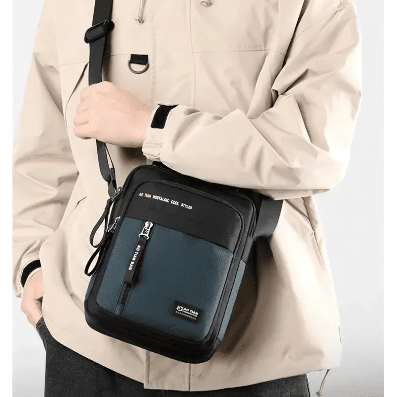 Sac Bandoulière Multipoches pour Homme – Couleur selon Disponibilité