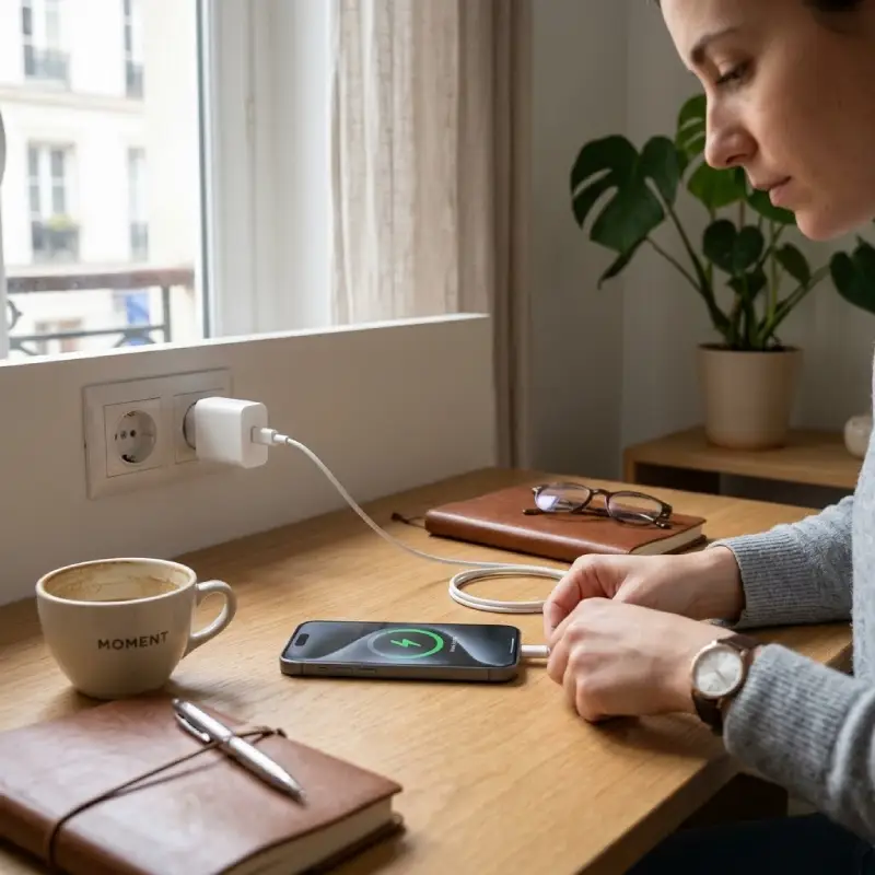 Chargeur Oraimo PowerCube 20 – USB-C PD 20 W avec Câble — photo 4