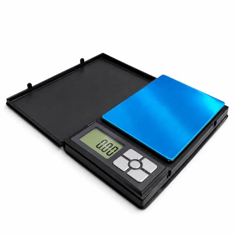 Balance Numérique de Poche avec Étui Rabattable – Plateau Bleu — photo 1