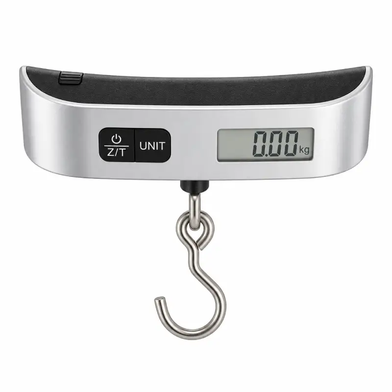 Pèse-Bagage Numérique 50 kg – Argenté et Noir — photo 1