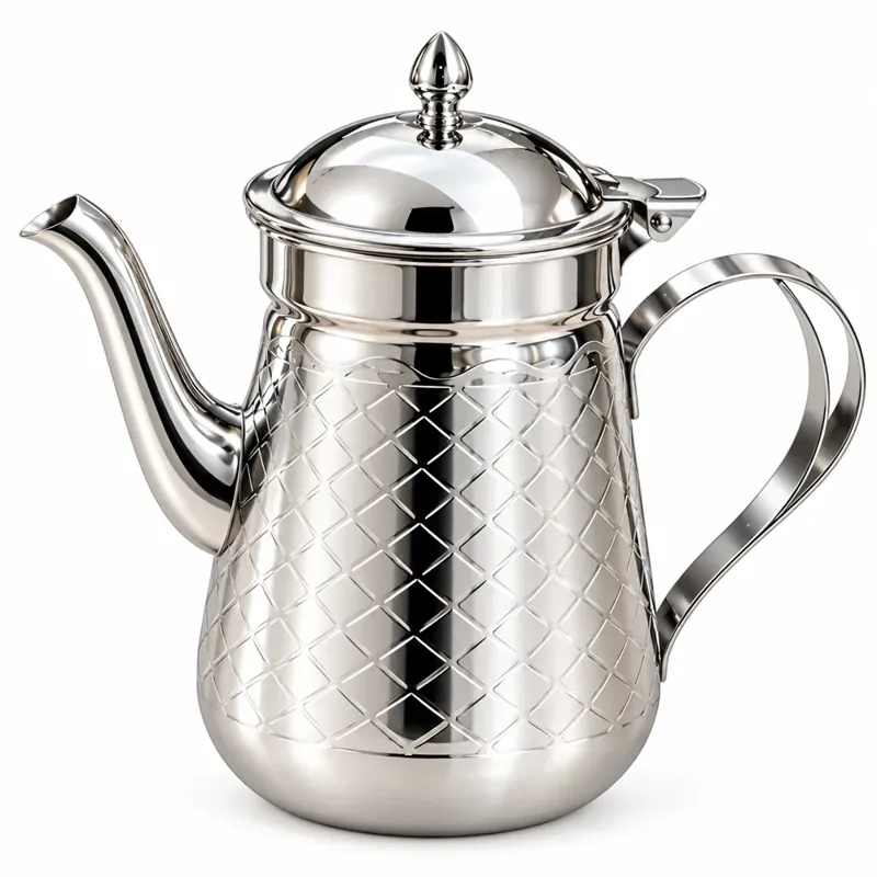 Pot de Service en Inox à Motifs Losanges – 1 L — photo 1