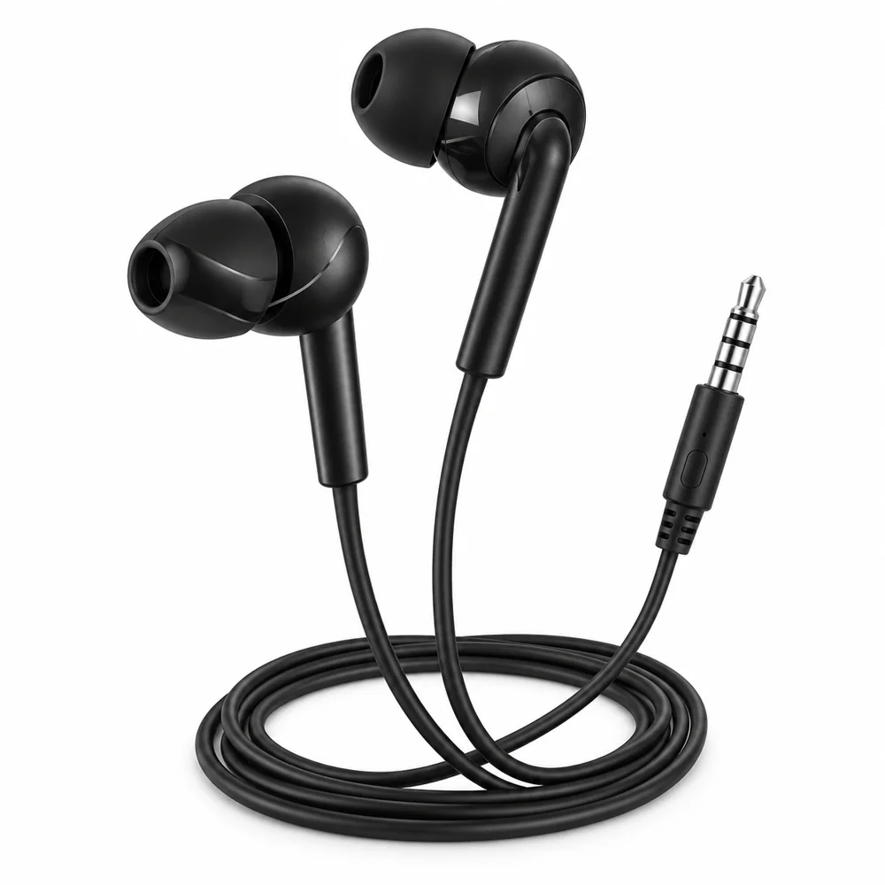 Écouteurs Filaires Oraimo avec Microphone – Jack 3,5 mm, Noir — photo 1