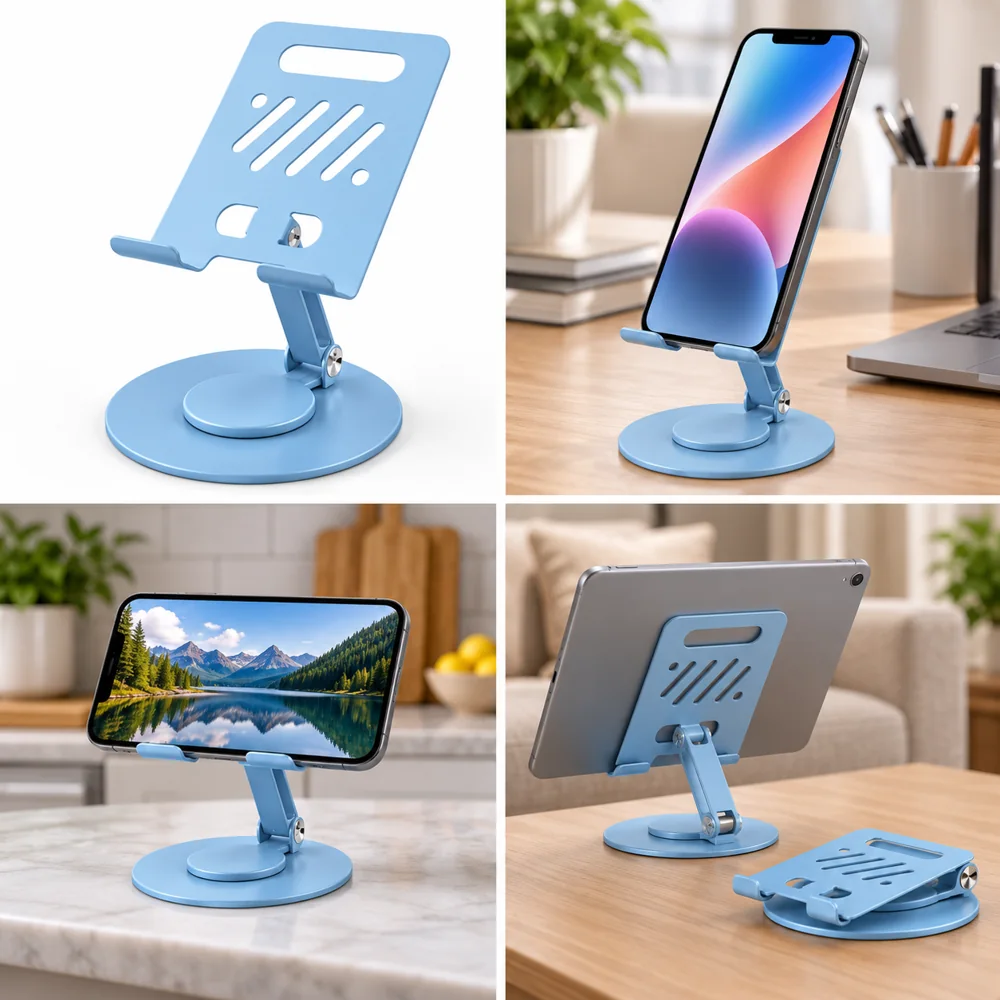 Support de Bureau Pliable 360° pour Téléphone et Tablette – YD-713 — photo 4