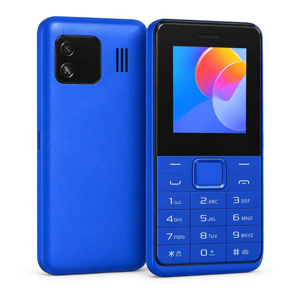 Téléphone à Clavier TECNO T301 – Bleu avec Radio FM — photo 1